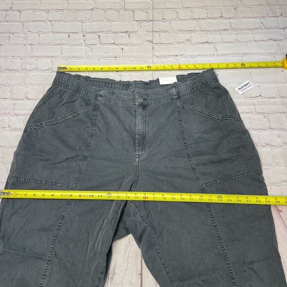 NWT Old Navy Women High Rise Utility Pants Size XXL 2XL Gray B328 -4 - Picture 2 of 16